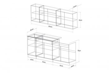 Кухонный гарнитур Лайт 1600 мм (Зарон) в Краснотурьинске - krasnoturinsk.mebel-e96.ru