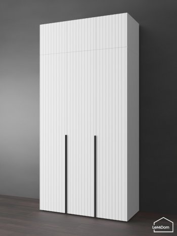 Шкаф с антресолью 1200 мм Linnea MHR-3A-1 2450х1200х510 (Белый-М 11.1.2) в Краснотурьинске - krasnoturinsk.mebel-e96.ru