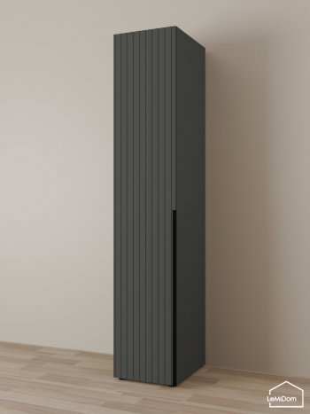 Шкаф Linnea MHR-1-2 2050х400х510 (Графит-М 11.1.25) в Краснотурьинске - krasnoturinsk.mebel-e96.ru