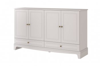 Комод 4 двери 2ящ. Лорето, льняной (БМ) в Краснотурьинске - krasnoturinsk.mebel-e96.ru