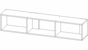 Стенка луксор (АстридМ) в Краснотурьинске - krasnoturinsk.mebel-e96.ru