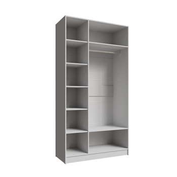 Шкаф Мадрид 1200 мм без зеркала белый (Текс) в Краснотурьинске - krasnoturinsk.mebel-e96.ru