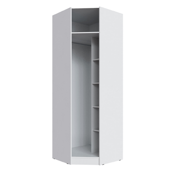 Угловой шкаф Мадрид белый (Текс) в Краснотурьинске - krasnoturinsk.mebel-e96.ru