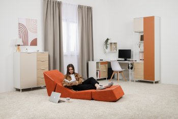Кресло Марвэл террокотовая (Моби) в Краснотурьинске - krasnoturinsk.mebel-e96.ru