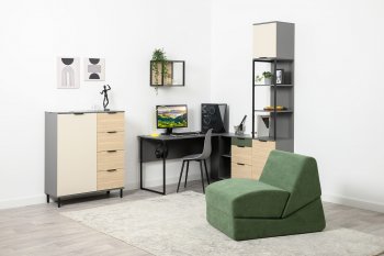 Кресло Марвэл зеленый (Моби) в Краснотурьинске - krasnoturinsk.mebel-e96.ru