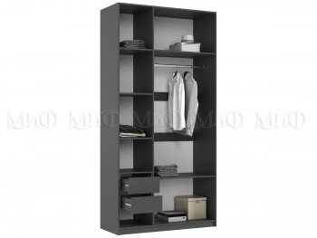 Шкаф 1200 мм Марвэл графит (Миф) в Краснотурьинске - krasnoturinsk.mebel-e96.ru