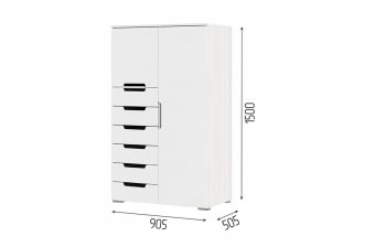 Комод-шкаф Миа КМ 053 (СтендМ) в Краснотурьинске - krasnoturinsk.mebel-e96.ru