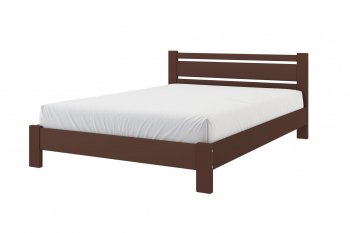 Кровать из массива Милс орех (БМ) в Краснотурьинске - krasnoturinsk.mebel-e96.ru