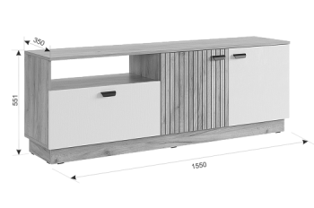 Стенка Моди К1 (Мебельсон) в Краснотурьинске - krasnoturinsk.mebel-e96.ru