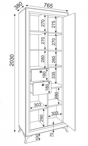 Библиотека Саванна М21 (Риннер) в Краснотурьинске - krasnoturinsk.mebel-e96.ru