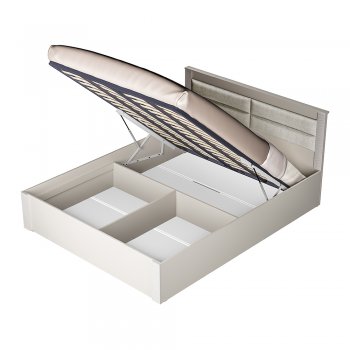 Кровать с подъемным механизмом Монако КР-16 Кашемир (БТС) в Краснотурьинске - krasnoturinsk.mebel-e96.ru