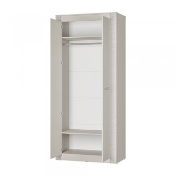 Шкаф для белья 960 мм Монако ШК-37 кашемир (БТС) в Краснотурьинске - krasnoturinsk.mebel-e96.ru