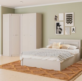 Спальный гарнитур Монако Кашемир (модульный) (БТС) в Краснотурьинске - krasnoturinsk.mebel-e96.ru