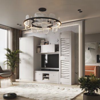 Стенка Монако Кашемир комп.3 (модульная) (БТС) в Краснотурьинске - krasnoturinsk.mebel-e96.ru