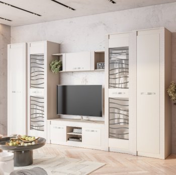 Стенка Монако Кашемир комп.4 (модульная) (БТС) в Краснотурьинске - krasnoturinsk.mebel-e96.ru