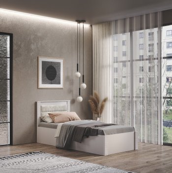 Кровать Монако КР-17 кашемир (БТС) в Краснотурьинске - krasnoturinsk.mebel-e96.ru