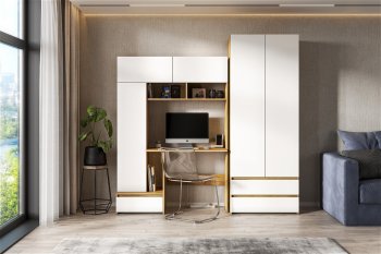 Стол компьютерный Некст-1 + Шкаф (СВ) в Краснотурьинске - krasnoturinsk.mebel-e96.ru