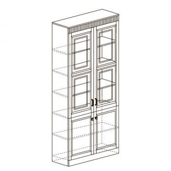 Шкаф для книг Нельсон 954 (Яна) в Краснотурьинске - krasnoturinsk.mebel-e96.ru