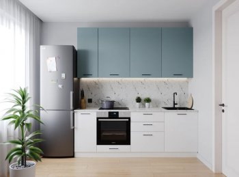 Кухонный гарнитур Ниагара 2200 мм МДФ/ЛДСП (Санвут) в Краснотурьинске - krasnoturinsk.mebel-e96.ru