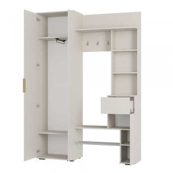 Прихожая Ницца ПР-04 Кашемир (БТС) в Краснотурьинске - krasnoturinsk.mebel-e96.ru