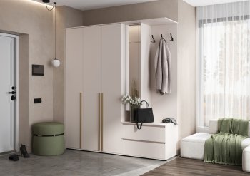 Прихожая Норд+Шкаф 1200, кашемир (Миф) в Краснотурьинске - krasnoturinsk.mebel-e96.ru