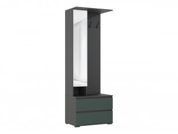 Прихожая Норд графит/изумруд (Миф) в Краснотурьинске - krasnoturinsk.mebel-e96.ru | фото