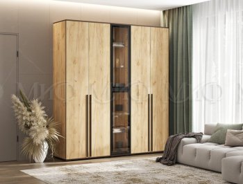 Шкаф Норд+ пенал со стеклом (Миф) в Краснотурьинске - krasnoturinsk.mebel-e96.ru