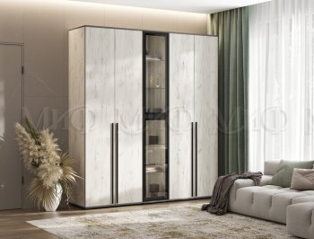 Шкаф Норд+ пенал со стеклом (Миф) в Краснотурьинске - krasnoturinsk.mebel-e96.ru