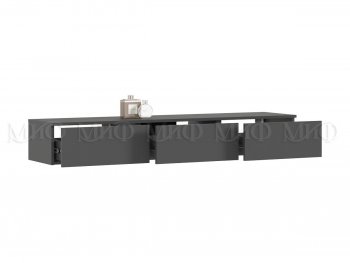 Стенка Норд-2 графит (Миф) в Краснотурьинске - krasnoturinsk.mebel-e96.ru