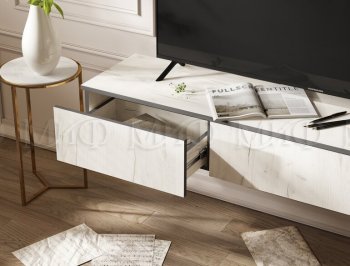 Стенка Норд-2 дуб крафт белый (Миф) в Краснотурьинске - krasnoturinsk.mebel-e96.ru