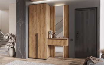 Шкаф 800+Тумба с зеркалом Норд (Миф) в Краснотурьинске - krasnoturinsk.mebel-e96.ru