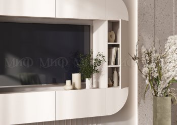 Стенка Норд (Зона ТВ), кашемир (Миф) в Краснотурьинске - krasnoturinsk.mebel-e96.ru