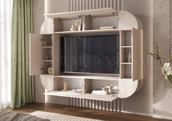 Стенка Норд (Зона ТВ), кашемир (Миф) в Краснотурьинске - krasnoturinsk.mebel-e96.ru