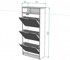 Обувница W10 (Белый) в Краснотурьинске - krasnoturinsk.mebel-e96.ru