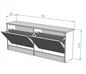 Обувница W19 (Белый) в Краснотурьинске - krasnoturinsk.mebel-e96.ru