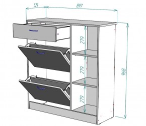 Обувница W33 (Белый) в Краснотурьинске - krasnoturinsk.mebel-e96.ru