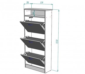 Обувница W9 (Белый) в Краснотурьинске - krasnoturinsk.mebel-e96.ru