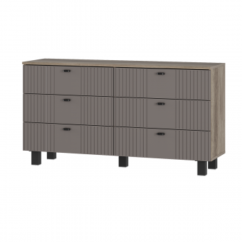 Комод Олива КМ-04 муссон софт (БТС) в Краснотурьинске - krasnoturinsk.mebel-e96.ru