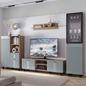 Тумба под ТВ Олива ТБ-09 шарли бриз (БТС) в Краснотурьинске - krasnoturinsk.mebel-e96.ru