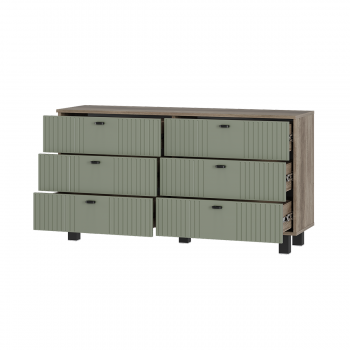 Комод Олива КМ-04 эквалипт софт (БТС) в Краснотурьинске - krasnoturinsk.mebel-e96.ru