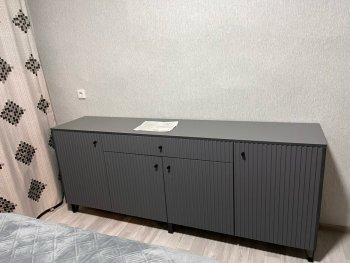 Комод Оливия графит софт (Миф) в Краснотурьинске - krasnoturinsk.mebel-e96.ru