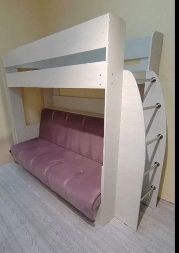 Кровать-диван 2-х ярусная Омега 17 (возможна зеркальная сборка) в Краснотурьинске - krasnoturinsk.mebel-e96.ru