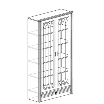 Шкаф для книг Орлеан 838 (Яна) в Краснотурьинске - krasnoturinsk.mebel-e96.ru