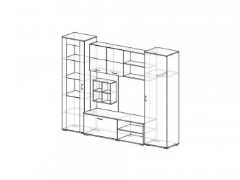 Стенка Оскар ясень шимо (Эра) в Краснотурьинске - krasnoturinsk.mebel-e96.ru