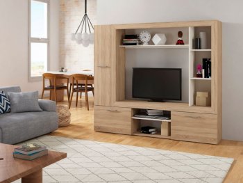 Стенка OSKAR3 дуб сонома (Генезис) в Краснотурьинске - krasnoturinsk.mebel-e96.ru