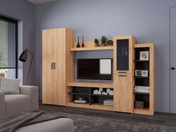 Стенка OSKAR4 (Генезис) в Краснотурьинске - krasnoturinsk.mebel-e96.ru