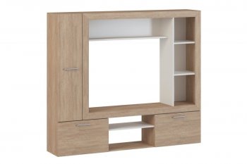 Стенка OSKAR3 дуб сонома (Генезис) в Краснотурьинске - krasnoturinsk.mebel-e96.ru