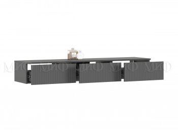 Стенка Оскар комп.2 графит (Миф) в Краснотурьинске - krasnoturinsk.mebel-e96.ru