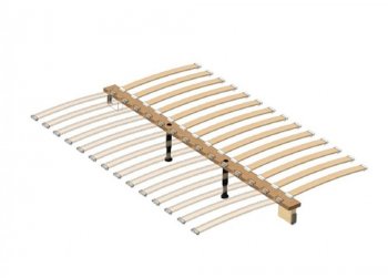 Кровать из массива Елена Белый Жемчуг (БМ) в Краснотурьинске - krasnoturinsk.mebel-e96.ru