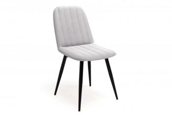 Стул Остин полоса, велюр Ultra Dove (светло-серый), (4шт) (Вудман) в Краснотурьинске - krasnoturinsk.mebel-e96.ru